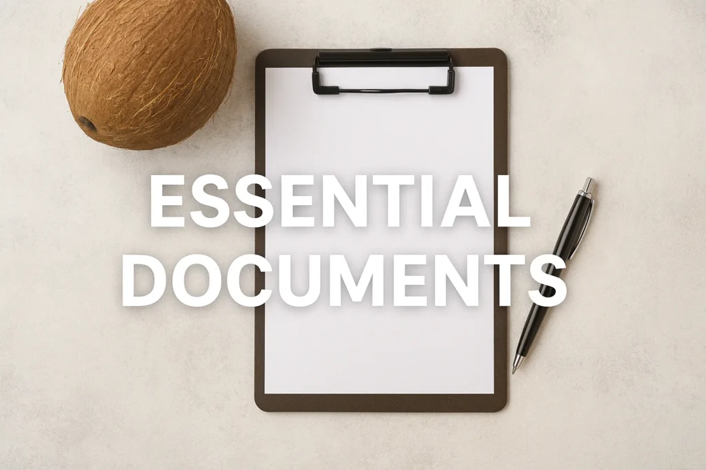 Essential Documents Required to Import Coconut Products from Indonesia